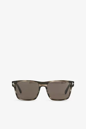 Tom Ford Mens Tf1205 Calder Square-Frame Acetate Sunglasses