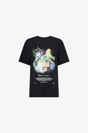 COPERNI Womens Disney x Boxy Graphic-Print Cotton-Jersey T-Shirt