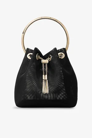 Jimmy Choo Womens Bon Bon Mesh Top-Handle Bag