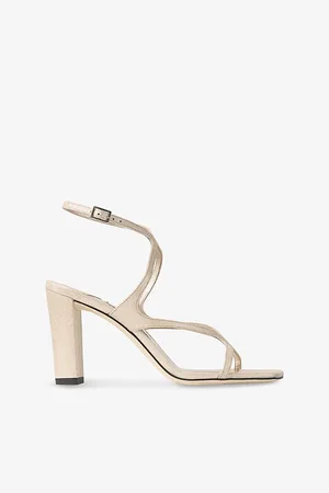 Jimmy Choo Womens Azie 85 Leather Heeled Sandals