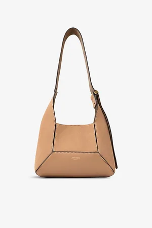 Jimmy Choo Womens Diamond Medium Suede Hobo Bag