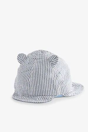 Liewood Gorm Reversible Cotton-Seersucker Sun Hat 3 Months-4 Years