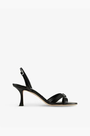Jimmy Choo Womens Elsy 70 Leather Heeled Sandals