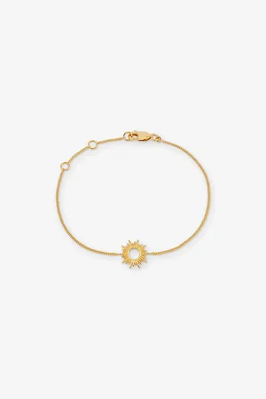 Rachel Jackson Womens Eternal Sun 2ct Yellow -Plated Sterling-Silver Bracelet