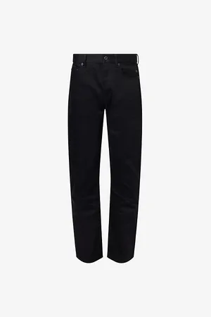 Rick Owens Mens Kurdt Straight-Leg Denim Jeans