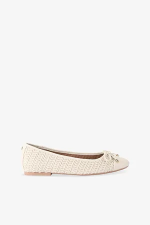 Carvela Womens Sardinia Faux-Leather Ballet Flats