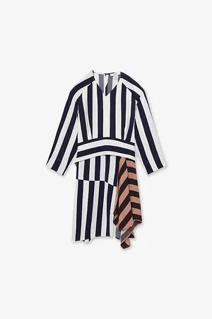 Reiss Nola Stripe-Print Long-Sleeve Woven Dress 4-9 Years