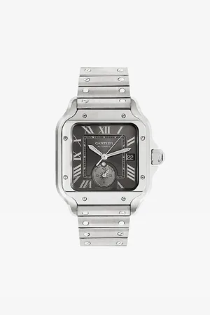 Cartier Crwssa0091 Santos De Dual-Time Large Stainless- Automatic Watch