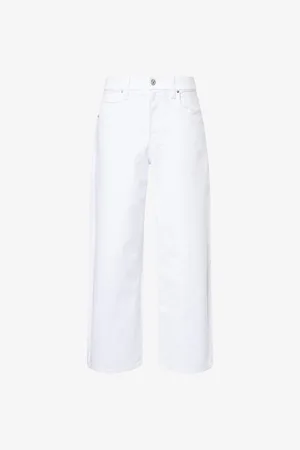 Paige Womens Cameron Ankle Straight-Leg Denim Jeans