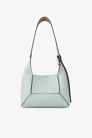 Jimmy Choo Womens Diamond Hobo Leather Shoulder Bag