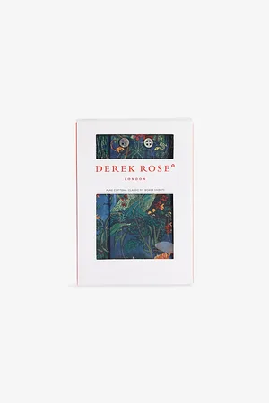DEREK ROSE Mens Ledbury 85 Tropical-Print Cotton-Jersey Boxers