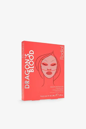 Rodial Dragons Blood Jelly Face Masks Box Of 4