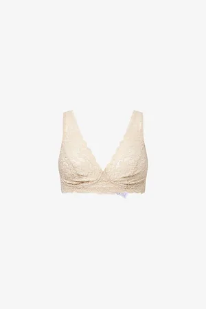 Hanro Womens Moments Soft-Cup Stretch-Lace Bra