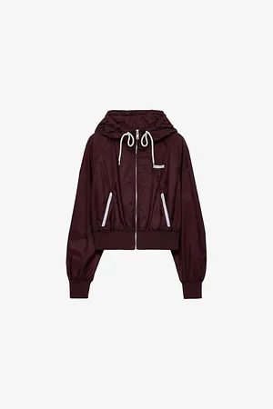 Prada Womens Hooded Re-Nylon Blouson Jacket