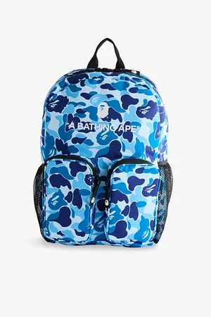 A Bathing Ape Camo Bape Woven Backpack