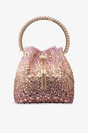 Jimmy Choo Womens Bon Bon Satin Top-Handle Bag