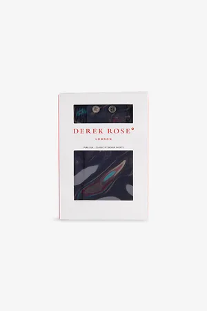 DEREK ROSE Mens Dr Baily 1 Graphic-Print Boxer Shorts