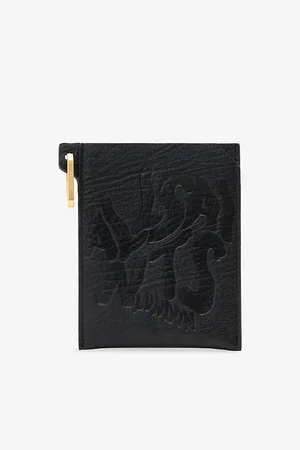 AllSaints Womens Elba Textured Leather Passport Holder