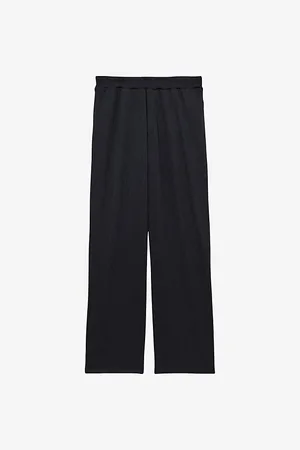 Reiss Mens Marr Textured-Wave Elasticated-Waist Stretch-Woven Trousers