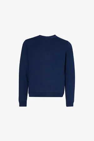 DEREK ROSE Mens Quinn Relaxed-Fit Cotton and Modal-Blend Sweatshirt