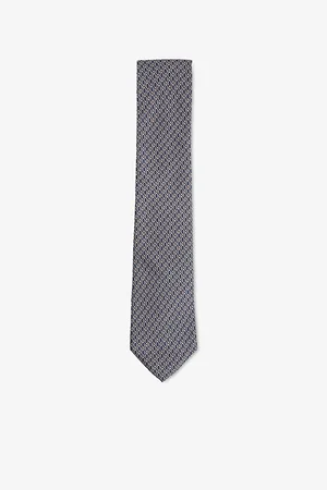Reiss Mens Caruso Geometric-Pattern Silk Tie