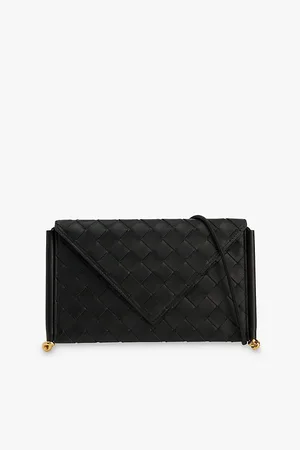 Bottega Veneta Womens Intrecciato-Leather Cross-Body Bag