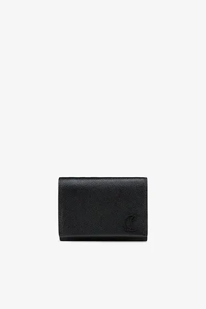 Christian Louboutin Mens Mooncrest Trifold Compact Leather Wallet