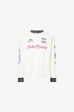 Duke & Dexter Mens Alpine F1 Waffle Long-Sleeve Cotton T-Shirt