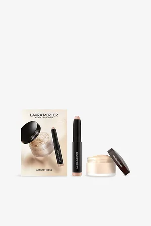 Laura Mercier Artistry Icons Translucent Loose Setting Powder and Caviar Stick Eye Shadow Set