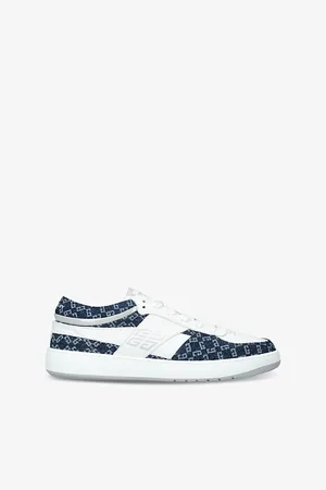 Givenchy Mens G Move Monogram Denim and Leather Low-Top Trainers