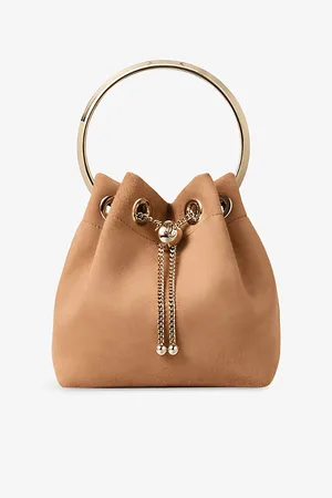 Jimmy Choo Womens Bon Bon Suede Top-Handle Bag