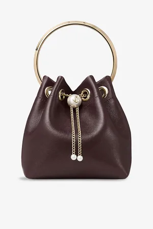 Jimmy Choo Womens Bon Bon Leather Top-Handle Bag