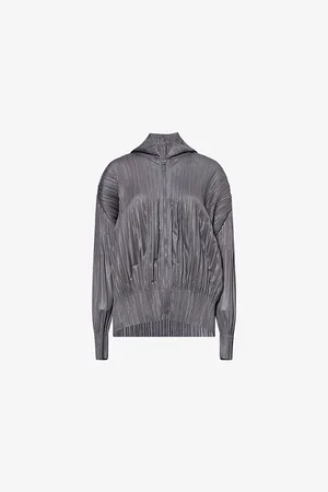 PLEATS PLEASE ISSEY MIYAKE Womens Basic Pleated Knit Hoody