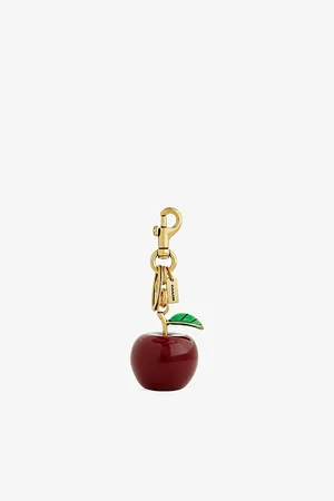 Coach Small Apple Resin and Enamel Bag Charm