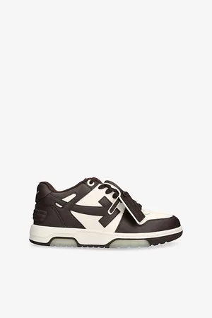 OFF-WHITE Mens Out Of Office Leather Low-Top Trainers