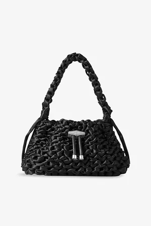 Jimmy Choo Womens Cinch S Satin Shoulder Bag