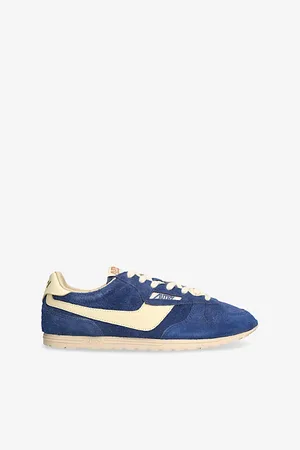 Autry Mens Windspin Low-Top Suede Runner Trainers