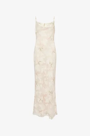 Pretty Lavish Womens Eden Jacquard Woven Maxi Dress