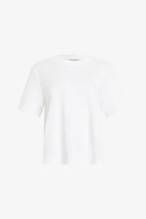 AllSaints Womens Lisa Boxy-Fit Organic-Cotton T-Shirt
