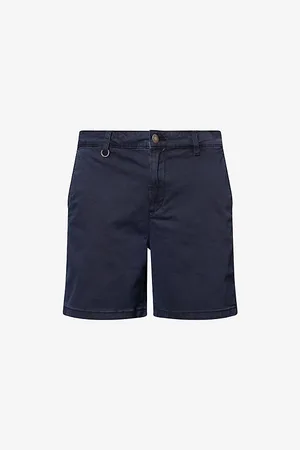 NEUW Mens Hunter Regular-Fit Brushed Cotton Shorts