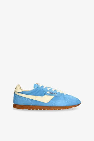 Autry Mens Windspin Low-Top Suede Runner Trainers