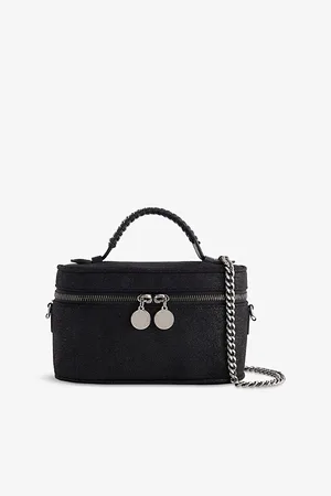 Stella McCartney Womens Falabella Shaggy Woven Vanity Case