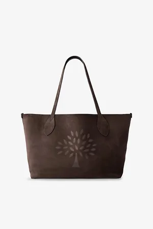 MULBERRY Womens Small Tree Suede Tote Bag