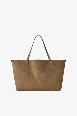MULBERRY Womens Oversized Tree Suede Tote Bag