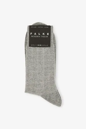 Falke Mens Modern Tailor Stretch-Cotton Blend Socks
