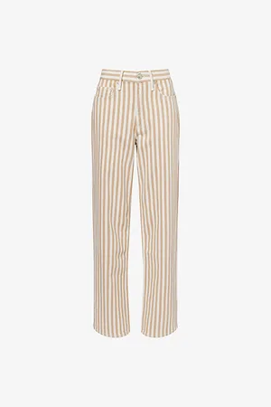 RAG&BONE Womens Shea High-Rise Relaxed Straight-Leg Cotton-Blend Trousers