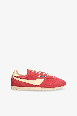 Autry Mens Windspin Low-Top Suede Runner Trainers