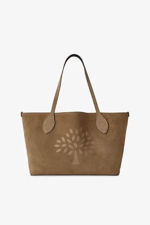 MULBERRY Womens Small Tree Suede Tote Bag