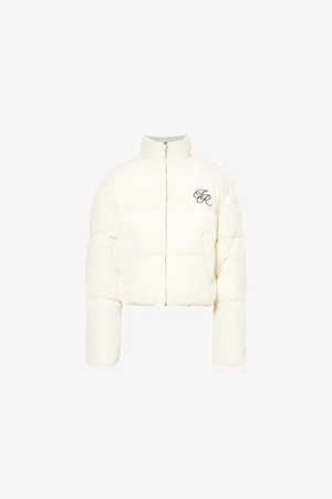 4th & Reckless Womens Arna Branded Padded Corduroy Jacket
