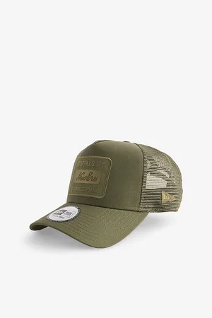 New Era Mens Tonal Patch 9Forty A-Frame Trucker Adjustable Cotton Cap